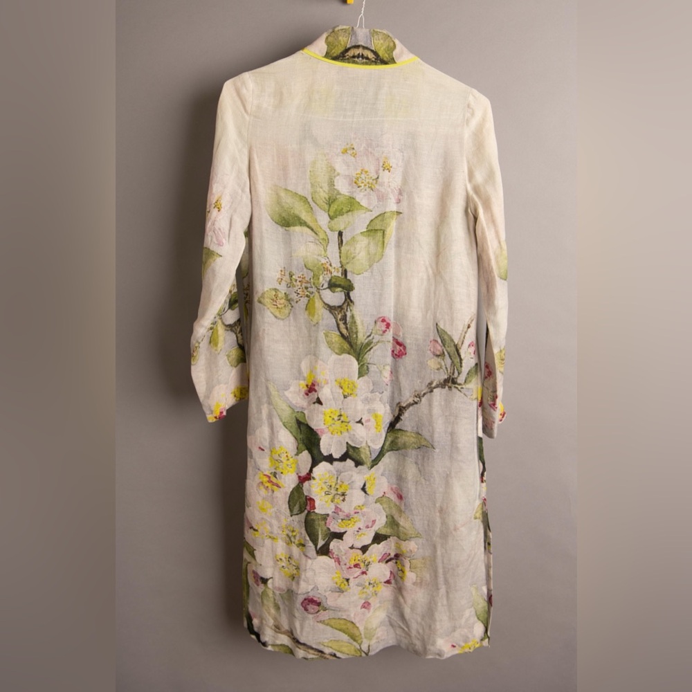 Anthropologie linen kimono duster by Bl^nk London XS - Picture 2 of 6